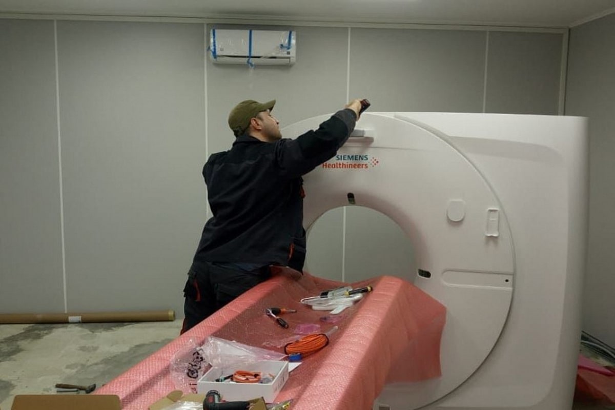 В сочинской городской поликлинике №2 установили новый компьютерный томограф
