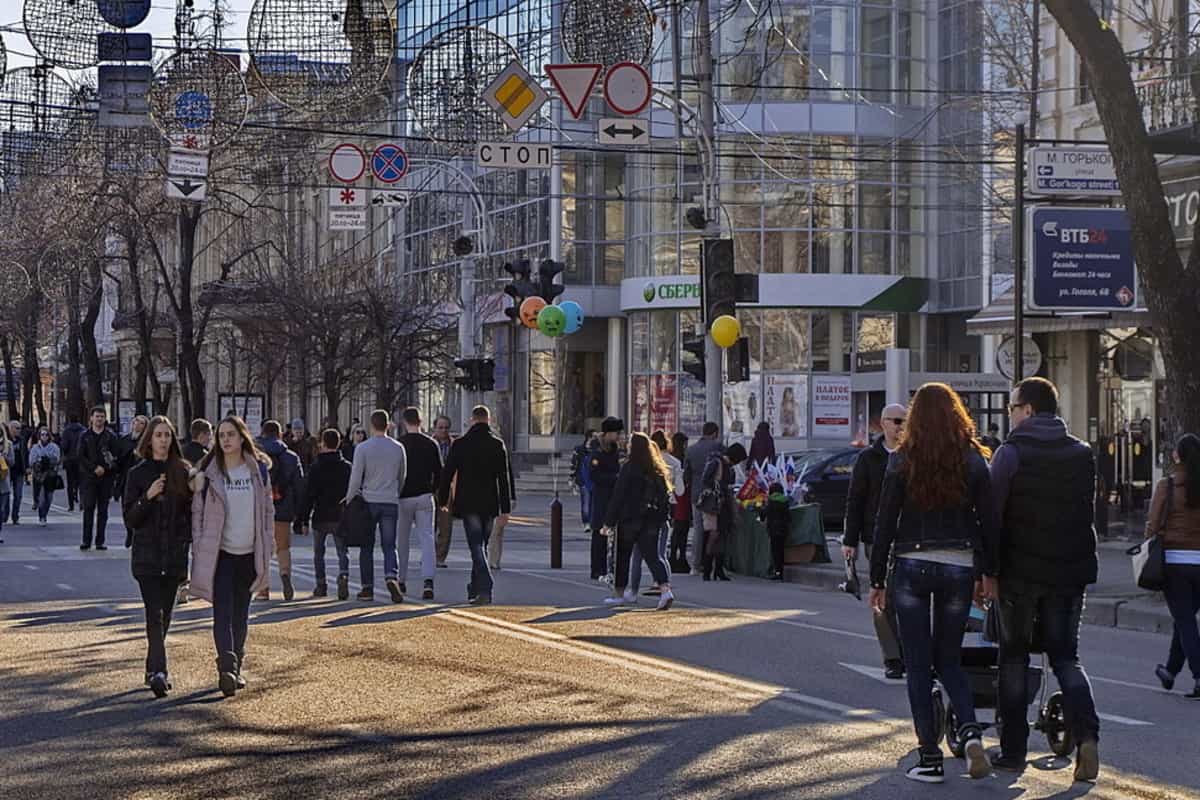 Улица Красная в Краснодаре вновь станет пешеходной в выходные дни