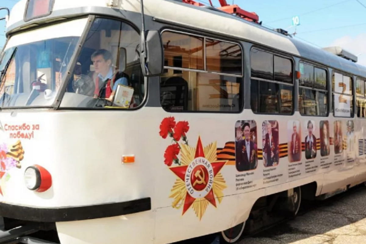 В Краснодаре выйдет на маршрут Трамвай Победы