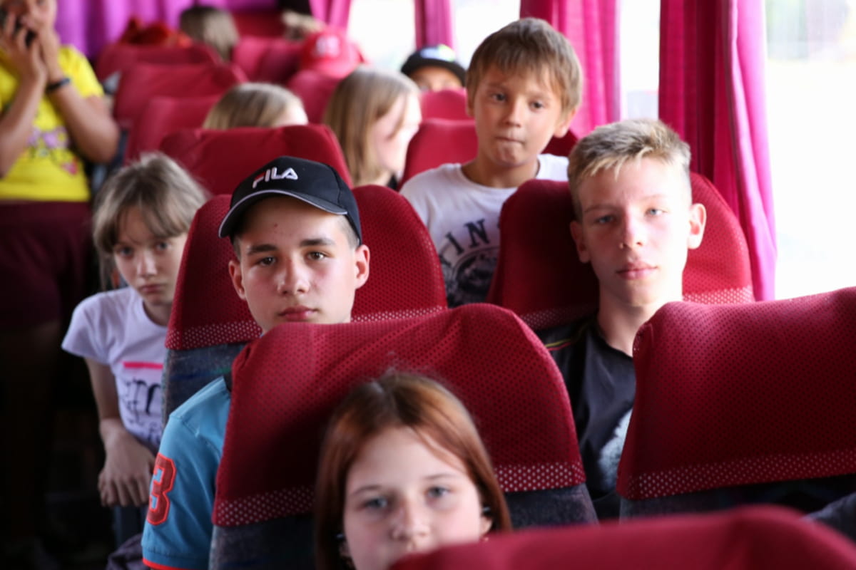 Детям из Харьковской области организовали отдых на Черноморском побережье Краснодарского края
