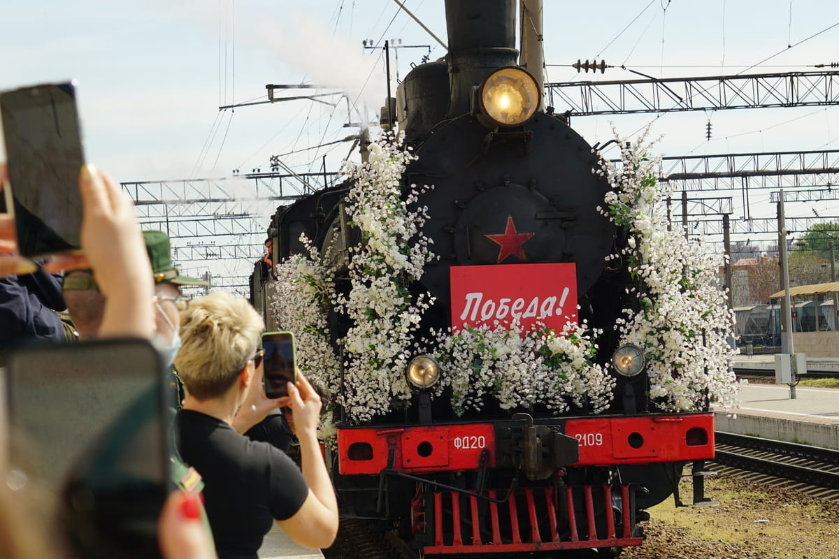 27 апреля на железнодорожный вокзал «Краснодар-1» прибудет ретро-поезд «Победа»