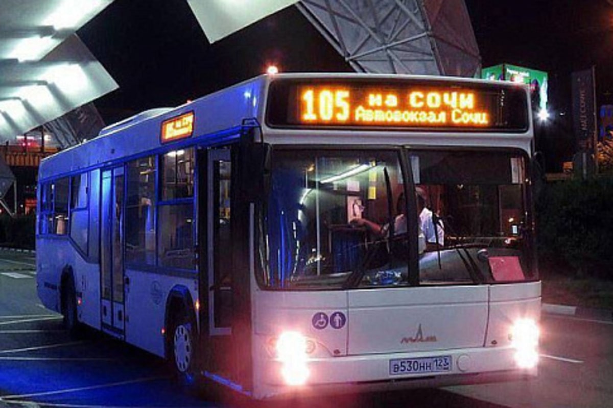 Для удобства жителей и гостей Сочи в городе запустят круглосуточные автобусные маршруты