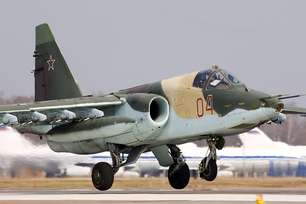 В Краснодарском крае из-за технической неисправности потерпел крушение штурмовик Су-25