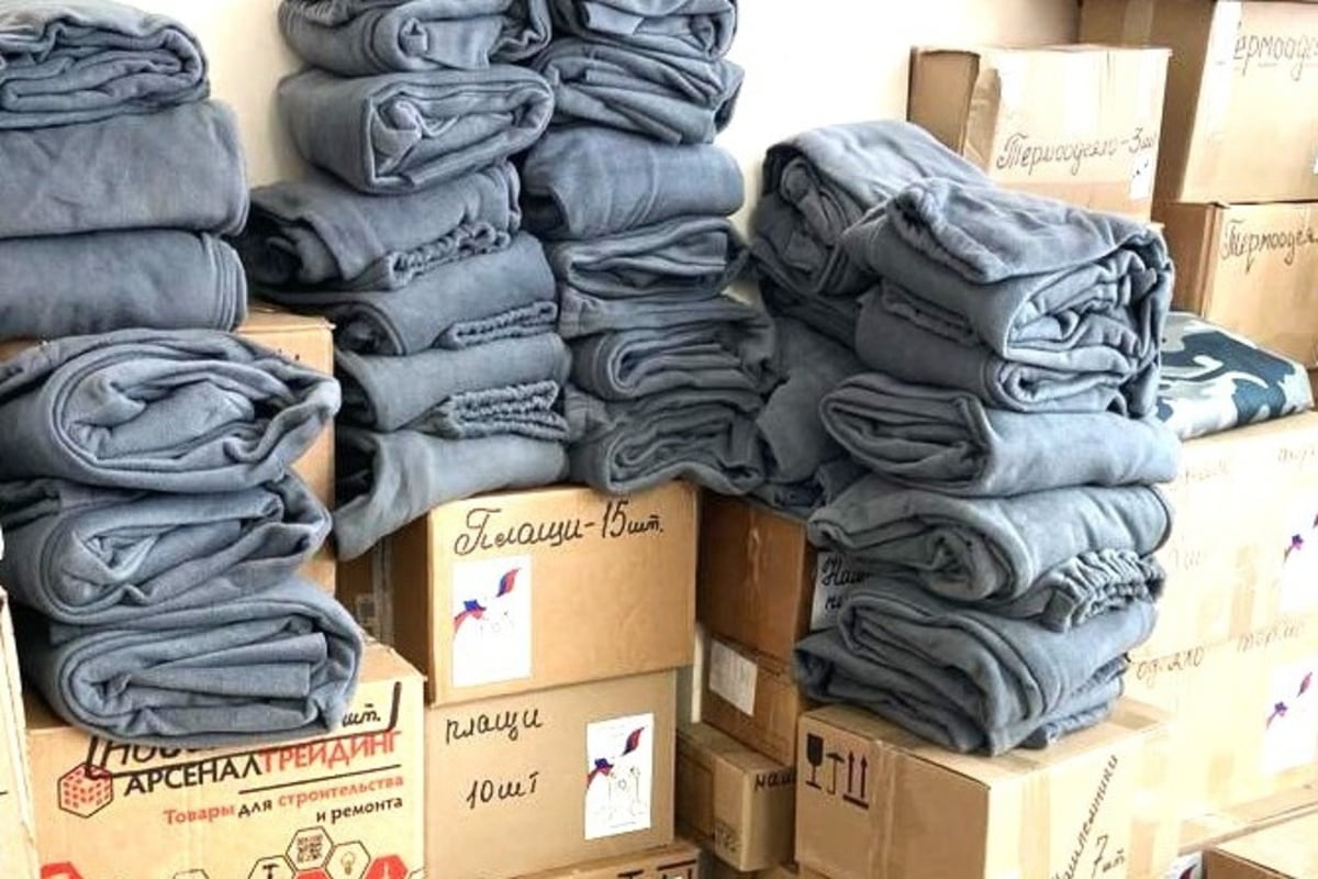 Участники благотворительной организации «Сообщество голубка» открыли пошивочный цех для изготовления одежды участникам СВО