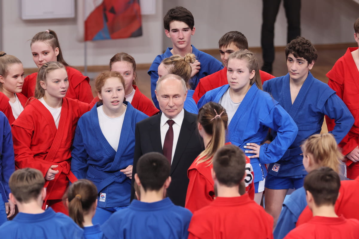 Президент страны Владимир Путин посетил «Дворец самбо» в Краснодаре