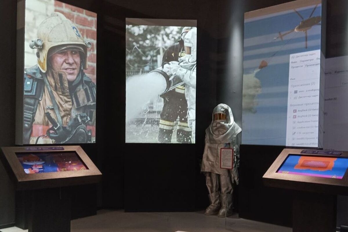 В Историческом парке Краснодара открылась мультимедийная выставка «На страже пожарной безопасности» посвященная 375-летию пожарной охраны России
