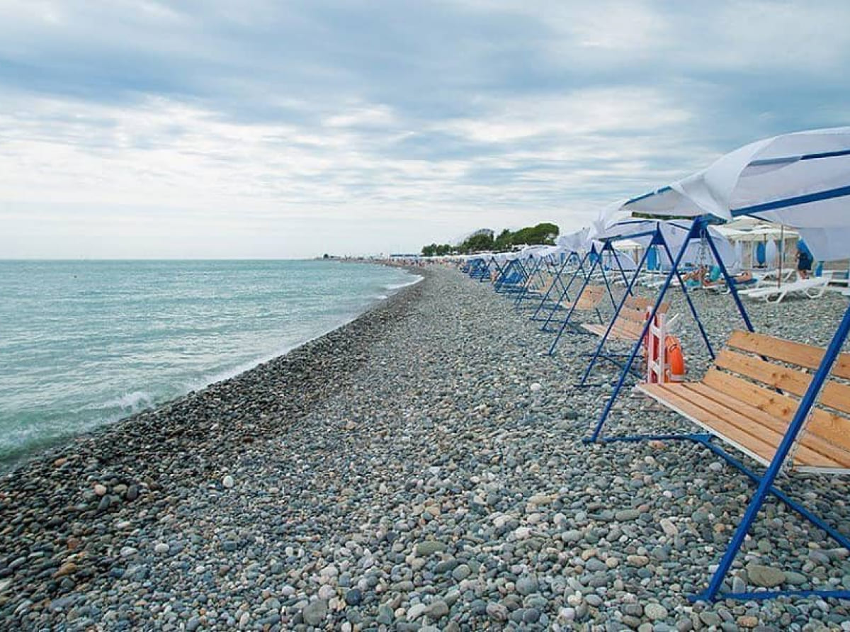 На курортах Краснодарского края создаются зимние пляжи